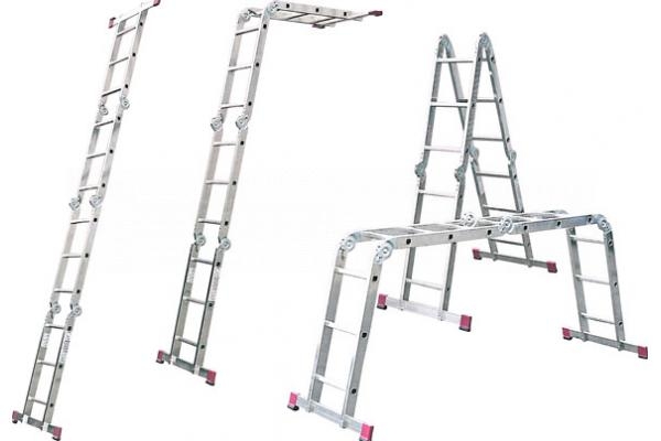 Лестница четырехсекционная трансформер Новая Высота 2х3+2х4