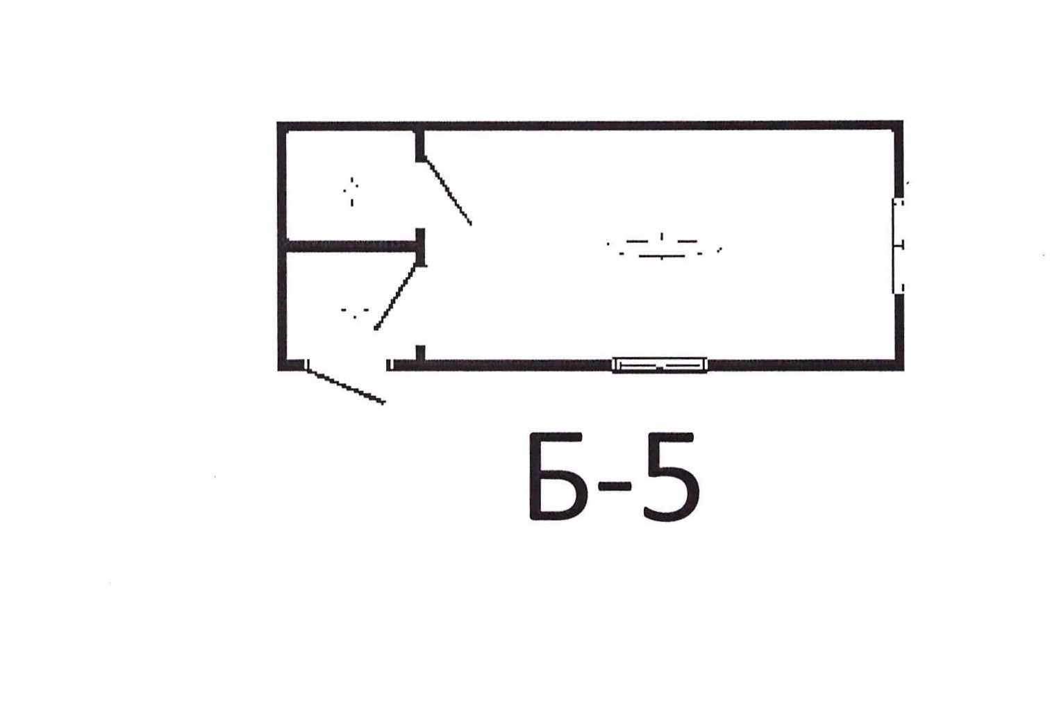 Бытовка Б-5 (4х2,45х2,45)
